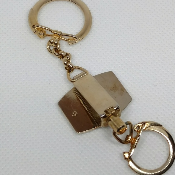 Mid-century F Initial/Monogram Key Fob Vintage - Picture 2 of 6